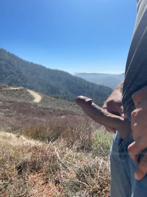 Horny on a mountain hike. by Phlip037