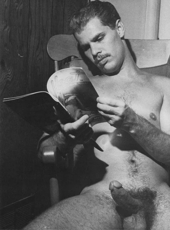 “Horny , reading his porn mag” posted by neilfromsydney2003