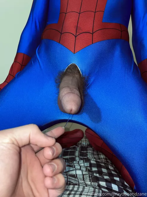 Horny Spider-Man by youngbibros