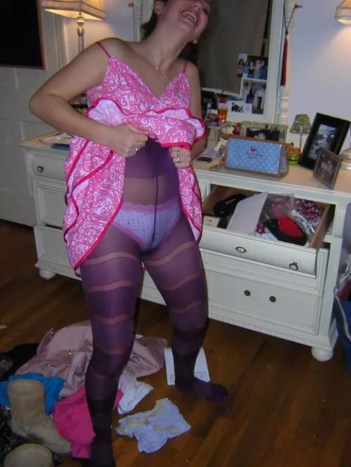 Hosiery Pulling by Jaxster19800