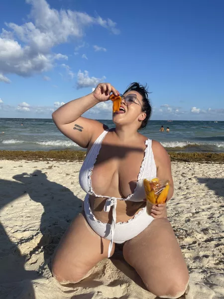 Hot and ready to share my snacks by meggles316