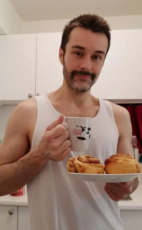 hot cocoa and cinnamon rolls? by ronaldonatali