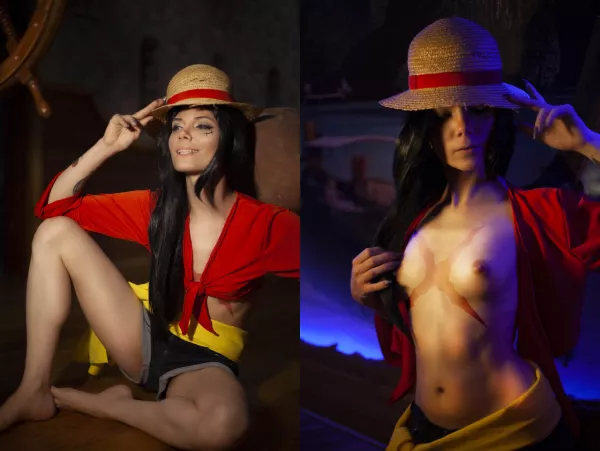 Hot cosplay Luffy (female) from One Piece by Xenyamorph by xenyamorph