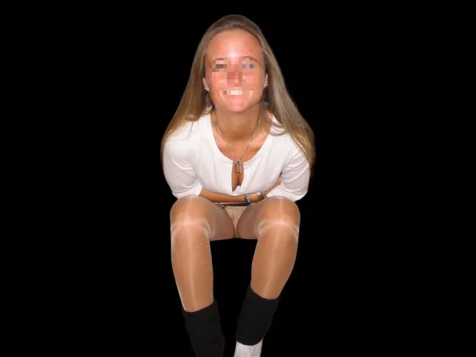 Hot Girl in Nice Pantyhose and thong by ThreeSixty83