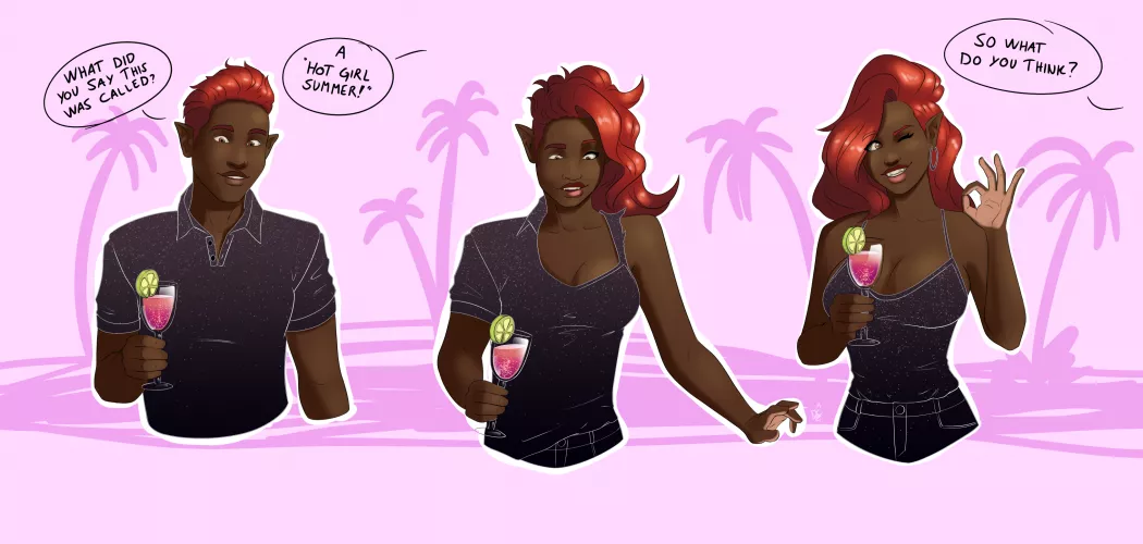 Hot Girl Summer by TheDangerCat (MTF/TG) by not4myprimary