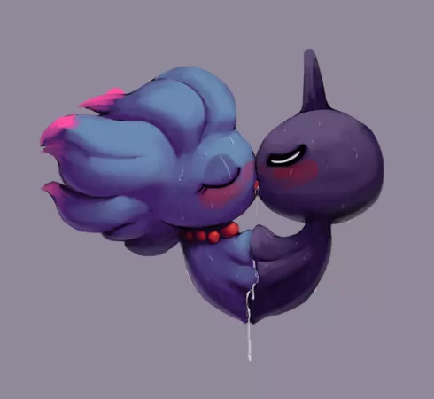 hot sloppy ghost kissing [M]? [F]? by beafeet