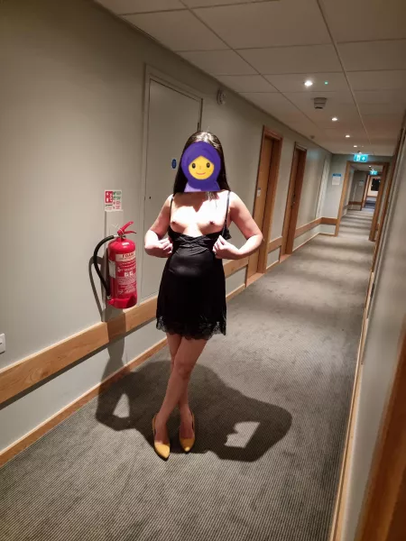 Hotel corridor flash (f) by desicouple786