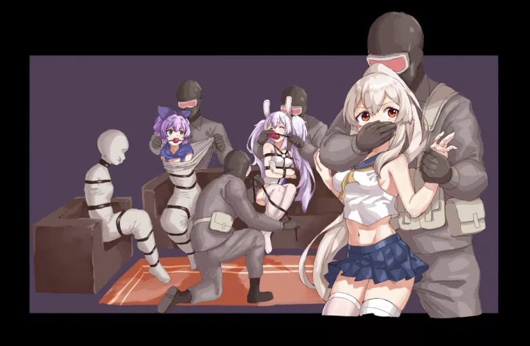 Hottest part of bondage is the initial grab and handgag as your victim struggles to break free. by GaggedOtaku