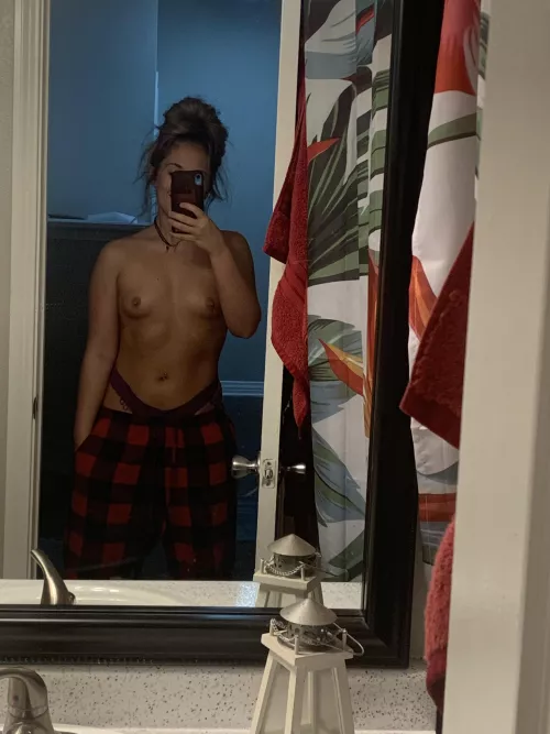 House to myself, which means no tops this weekend 😜 by Myrandaaa69