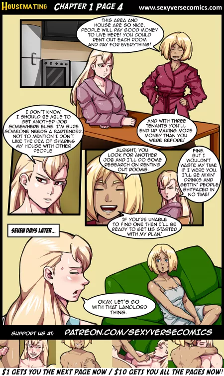 Housemating - Chapter 1 Page 4 (Ryusoko) [Original] by SexyverseComics