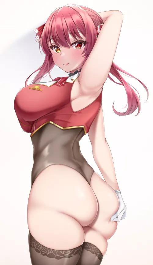 Houshou Marine Lewd Body Big Booty (Lomocya) [Hololive] by sequence_string
