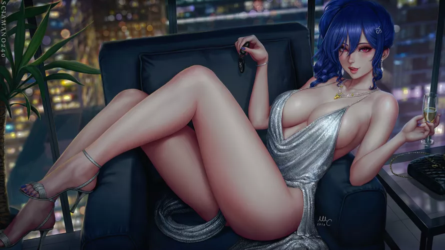How about a nightcap? [Azur Lane] by casualphilosopher1