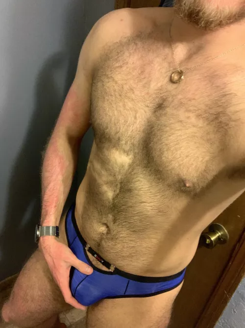 How about a young bulging bear ;) hair is growing everywhere! by thebirchlog