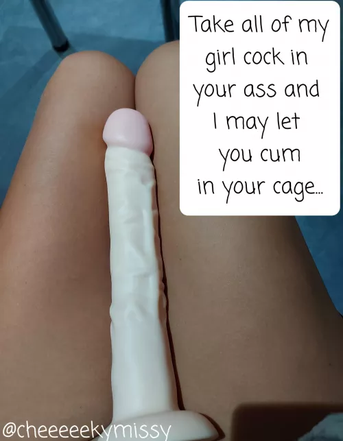 How badly do you want to cum? Can you take this huge cock? by cheeeeekymissy
