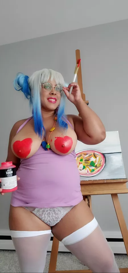 How did my paint get there? by Bubbles_thee_arteest