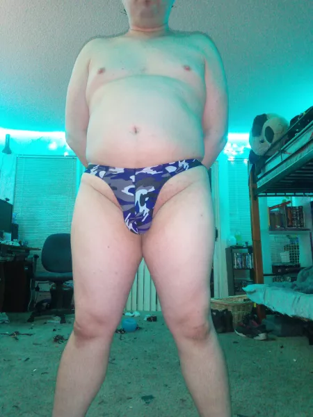 How do i look in my new camo thong? by jmac32here