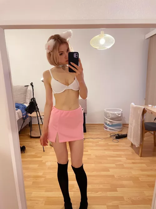 How do we feel about pink(ish) hair? by DianaKittyOnlyfans