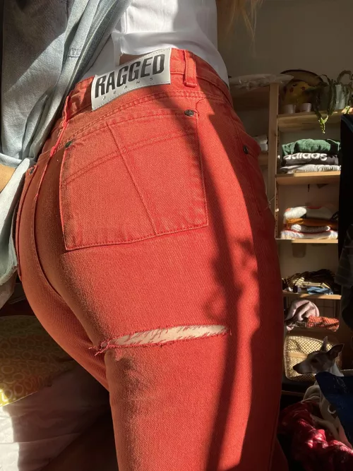 How do we feel about red jeans? by Naked_Cuddles