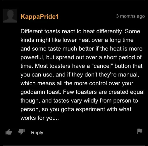 How do y’all like your toast? by Variation-Fluffy