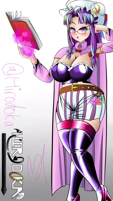 How do you all feel about THICC Patchouli? (Final ver, art by me) by akibataku39