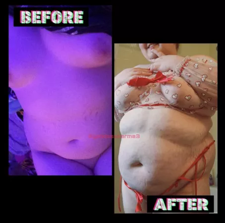 how do you feel about my weight gain? ☺️ i feel so sexy by goddesskarma3