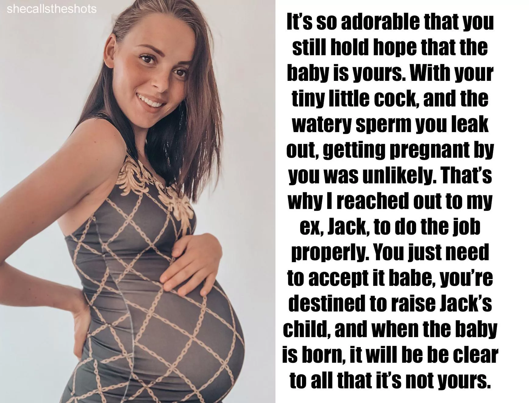 How does it feel, knowing that your family and friends will all know your inadequacies as a man? posted by shecallstheshots