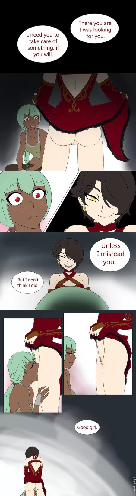 How Emerald discovered she has a praise kink. (Y8AY8A) by The_Captain_Deadpool