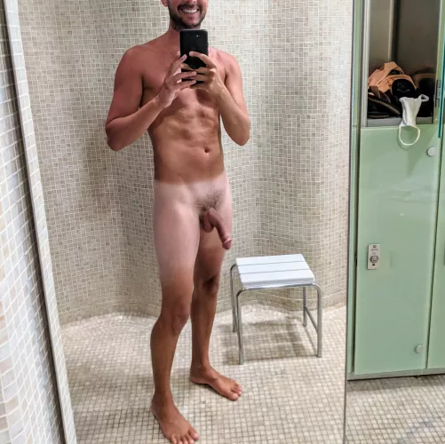 How I like to walk around the locker room by jossiagain