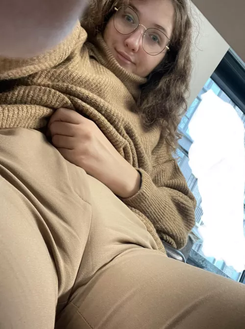 how i wish you were under my desk ready to serve me some tongue by adile_like-in-a-lay