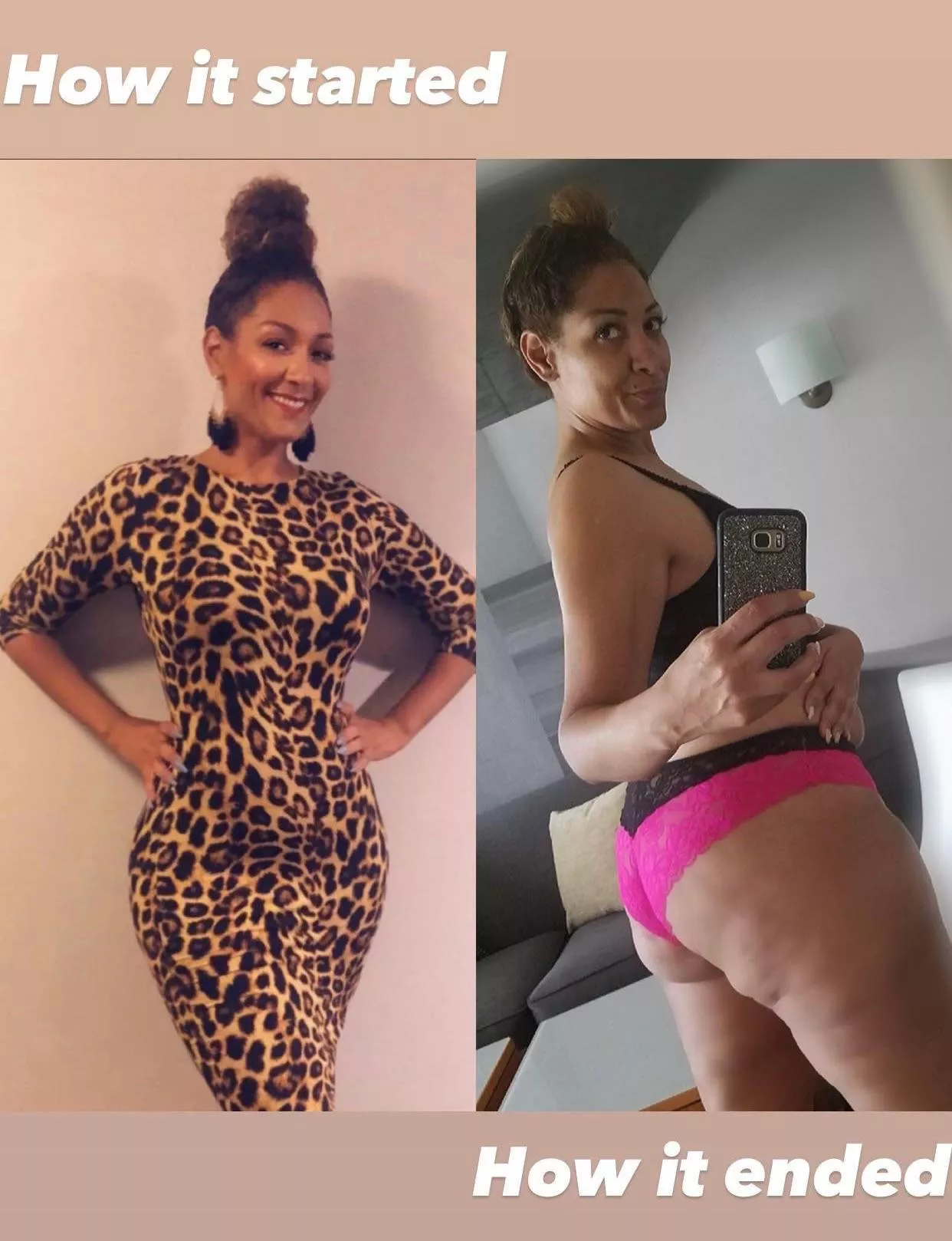 How it started / How it ended posted by fineazwine212