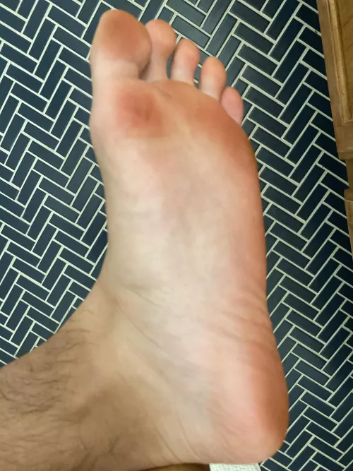 How lickable are my souls after a barefoot jog? by 6loverboy9