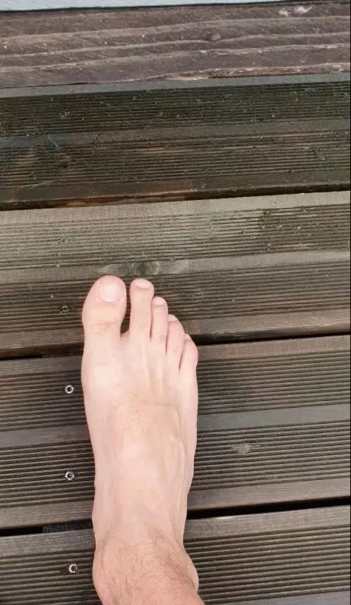 How likes my foot ? ;) by EnthusiasmSalt1761