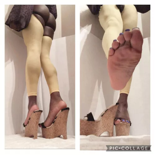 How many times do you think you could cum on my soles? by tgirlshayla