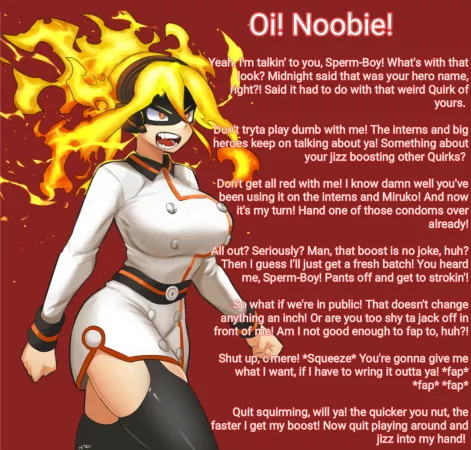 How Your Work-study's Going [MHA] [Handjob] [Allusion to cum guzzling] by Hal-Bone