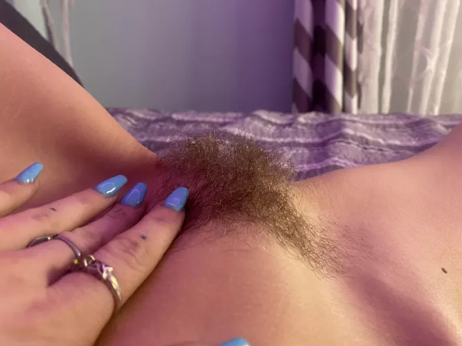 How’s my natural blonde bush? by Sadmimegirl