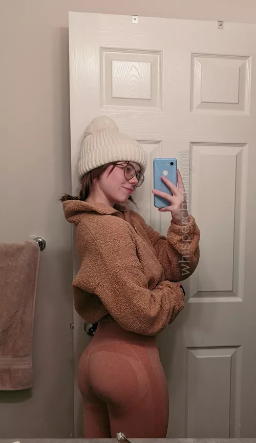 How's the glasses and hat combo? 🥰 (20F) by WhisperCharmGirl