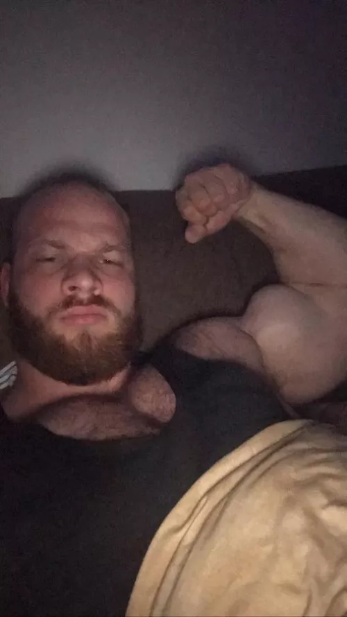 Huge biceps in bed by GermanMuscleBeast