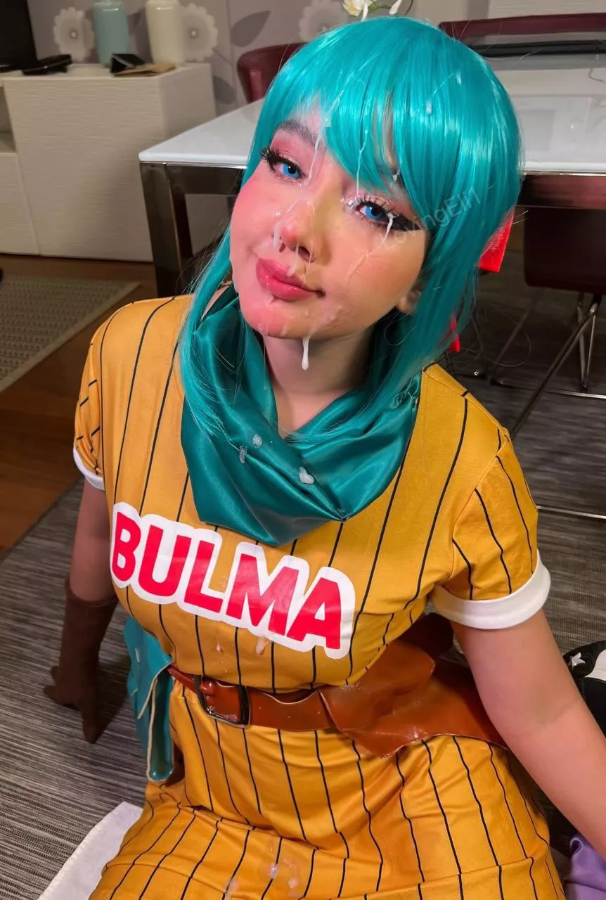 huge facial on bulma's face posted by LovingEli1
