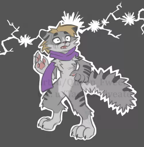 Huh?! - OC belongs to u/Tacotoofiveate, art by me! by queen_fween