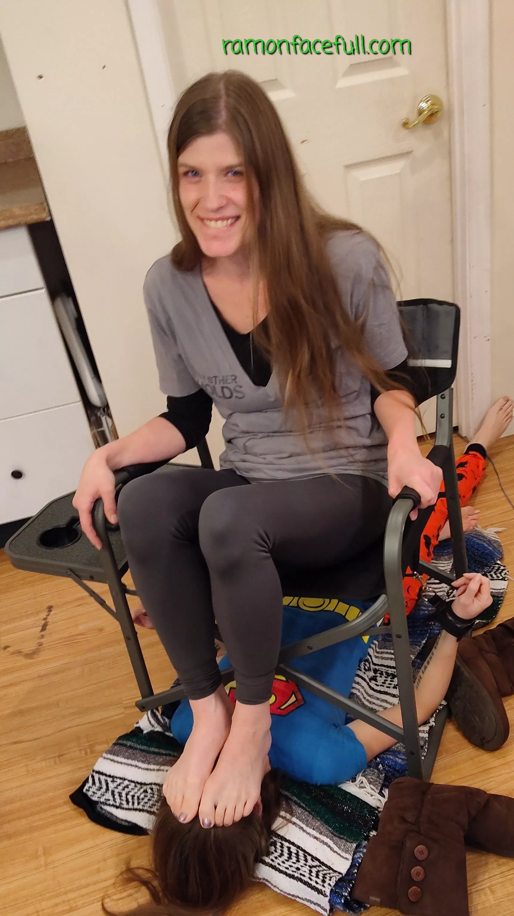 Human Footrest for Bell posted by ramonfacefull