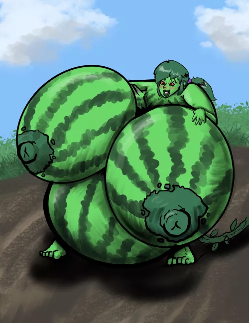 Human Watermelon Tf fan art Pt. 2 (Pt 1 url in comments) by tincrash