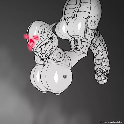 Hung (from the ceiling) Futanari Android by TrueLolzor