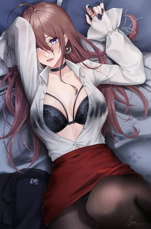 Hungover Office Lady by CheetahSperm18