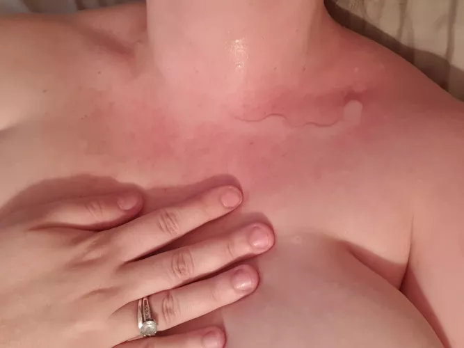 Husband gave me a pearl necklace by wanabehotwife