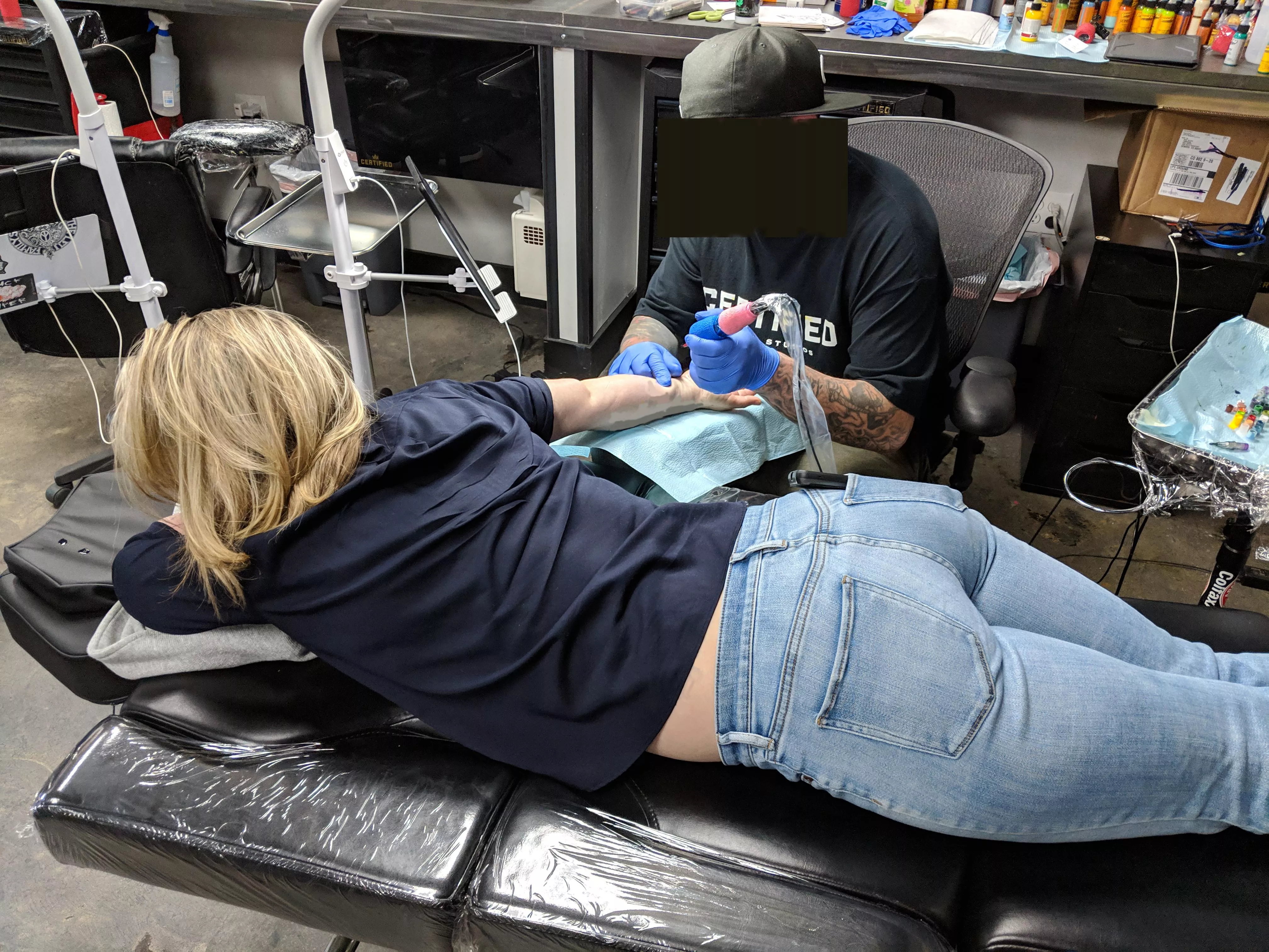 Husband likes my ass in jeans (and yay for tattoo days!) posted by morepbandj