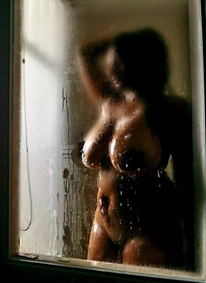 Husband tried to take an artsy pic... Ended up having shower sex (f). NNJ couple 😊 posted by curiousincambodia07