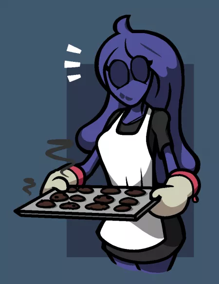 Hush made cookies for everyone because Isaac's mom won't by w_i_d_0084