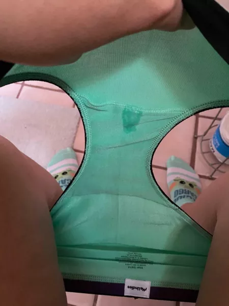 I already made a mess 🥺 But atleast my panties match my socks 🥰 by Gwsocalcpl