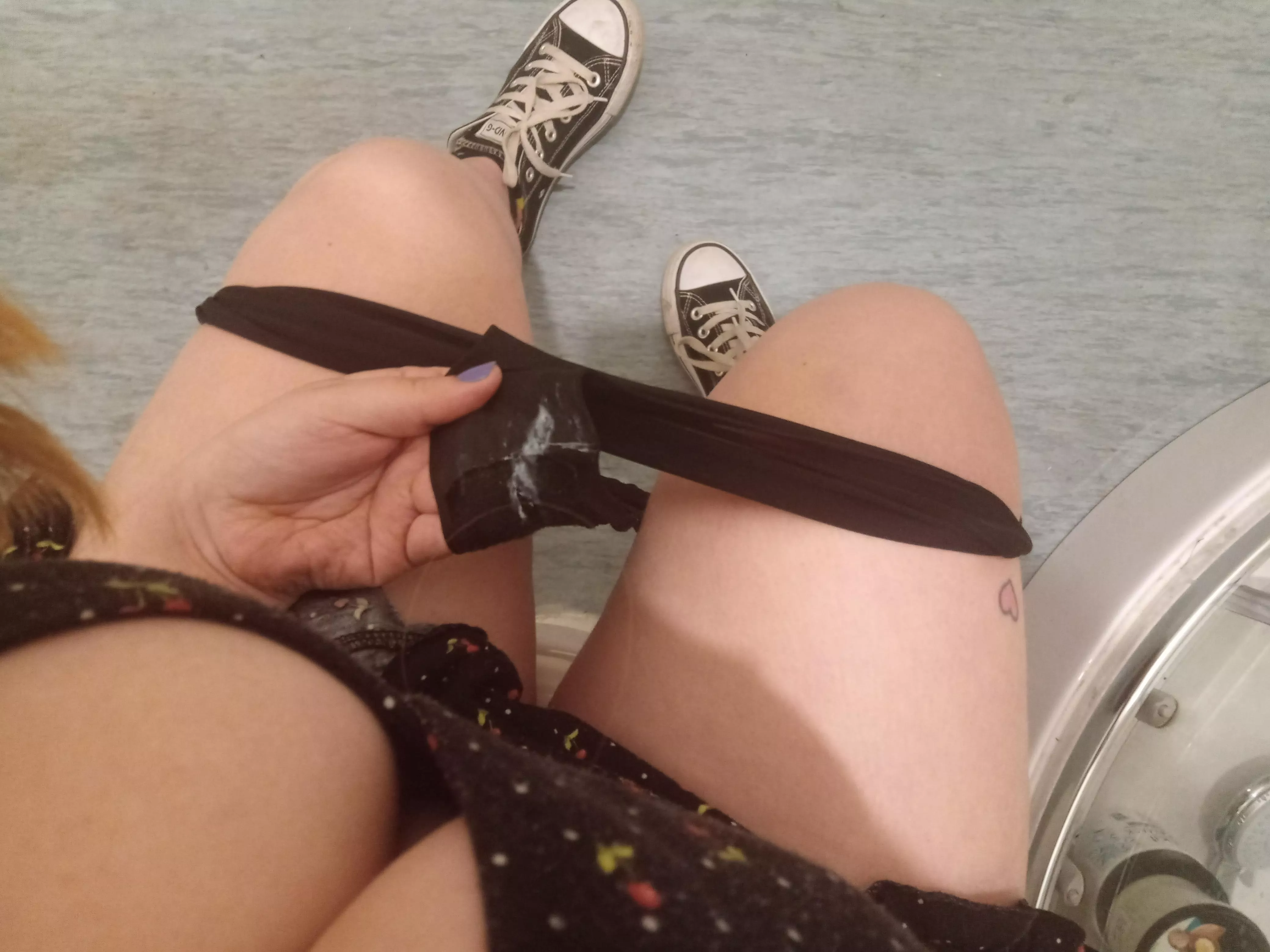 I always check how wet my panties are when I'm peeing :) posted by Chubbyguati