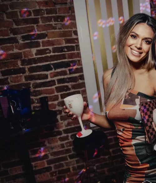 I always have a drink in my hand! Latina x Irish by KikiSantana20